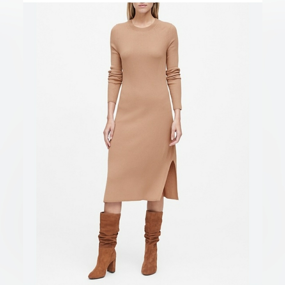 Banana Republic Ribbed Dress XS